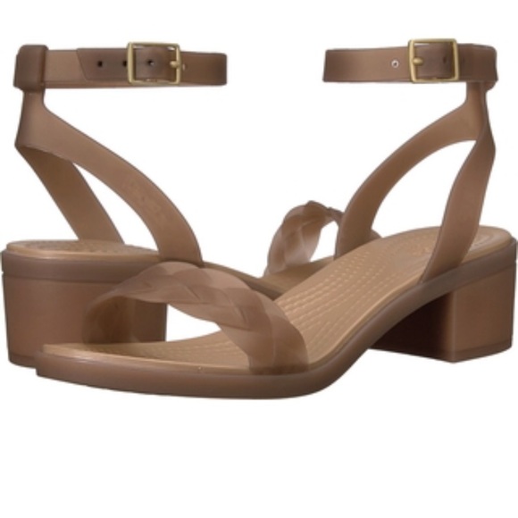 crocs isabella block heel